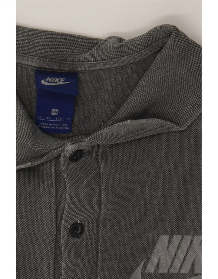 NIKE Mens Polo Shirt XS Grey Cotton Vintage Nike and Second-Hand Nike from Messina Hembry 