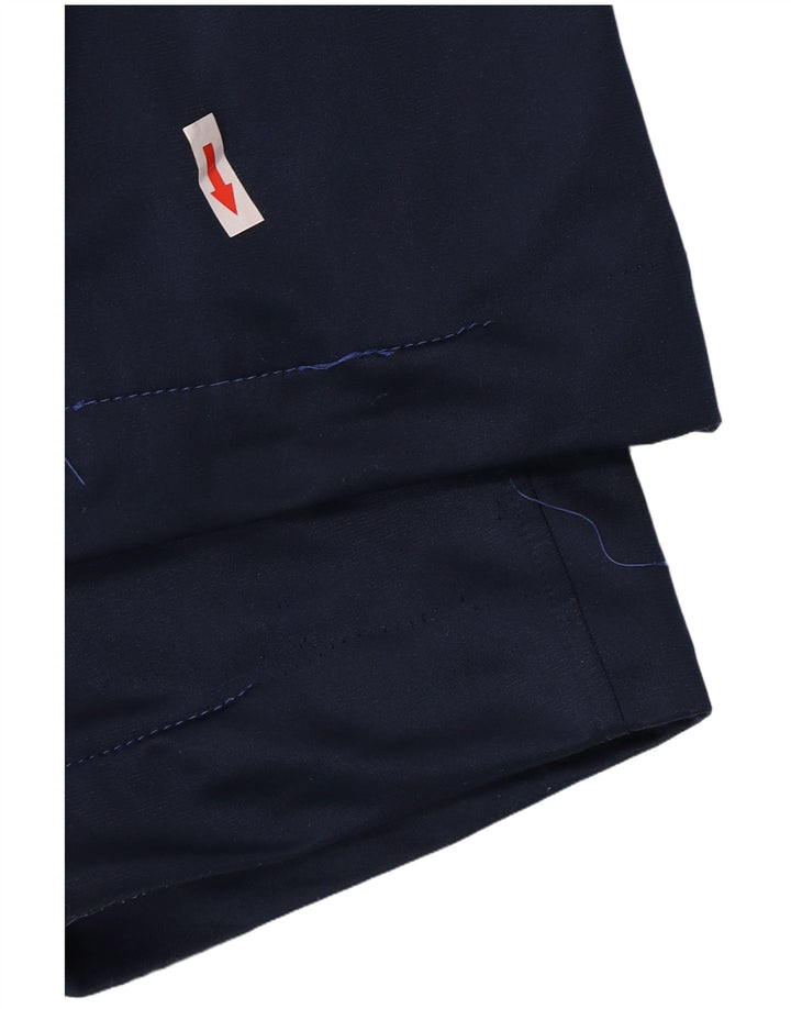 Asics Boys Tracksuit Trousers 13-14 Years Large Navy Blue Polyester