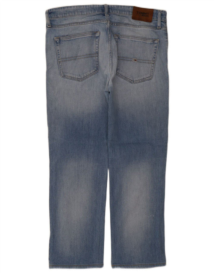 Tommy Hilfiger Mens Regular Straight Jeans W34 L27 Blue Cotton