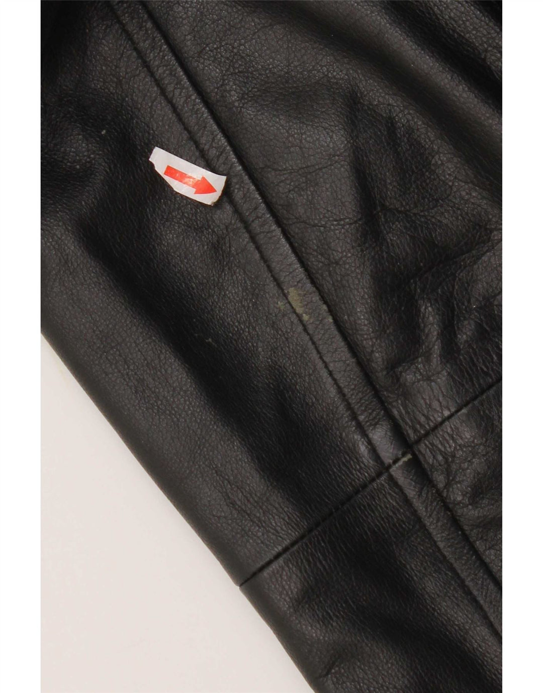 Pierre Cardin Mens Leather Jacket UK 40 Large Black