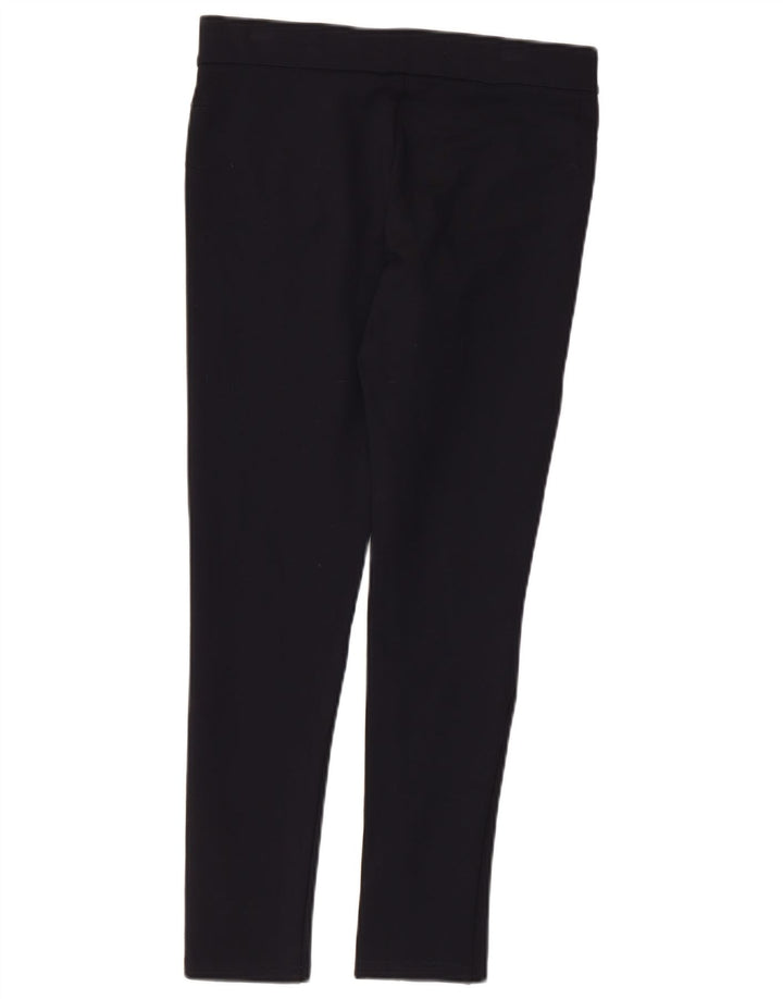 Zara Womens Cropped Trousers Medium W28 L25 Black