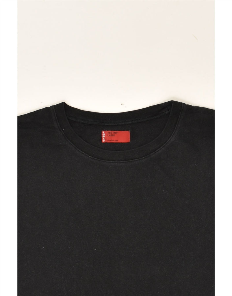 LEVI'S Mens T-Shirt Top Large Black | Vintage Levi's | Thrift | Second-Hand Levi's | Used Clothing | Messina Hembry 