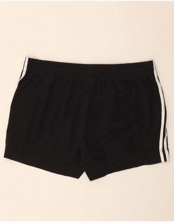 Adidas Womens Sport Shorts UK 20/22 XL  Black Cotton