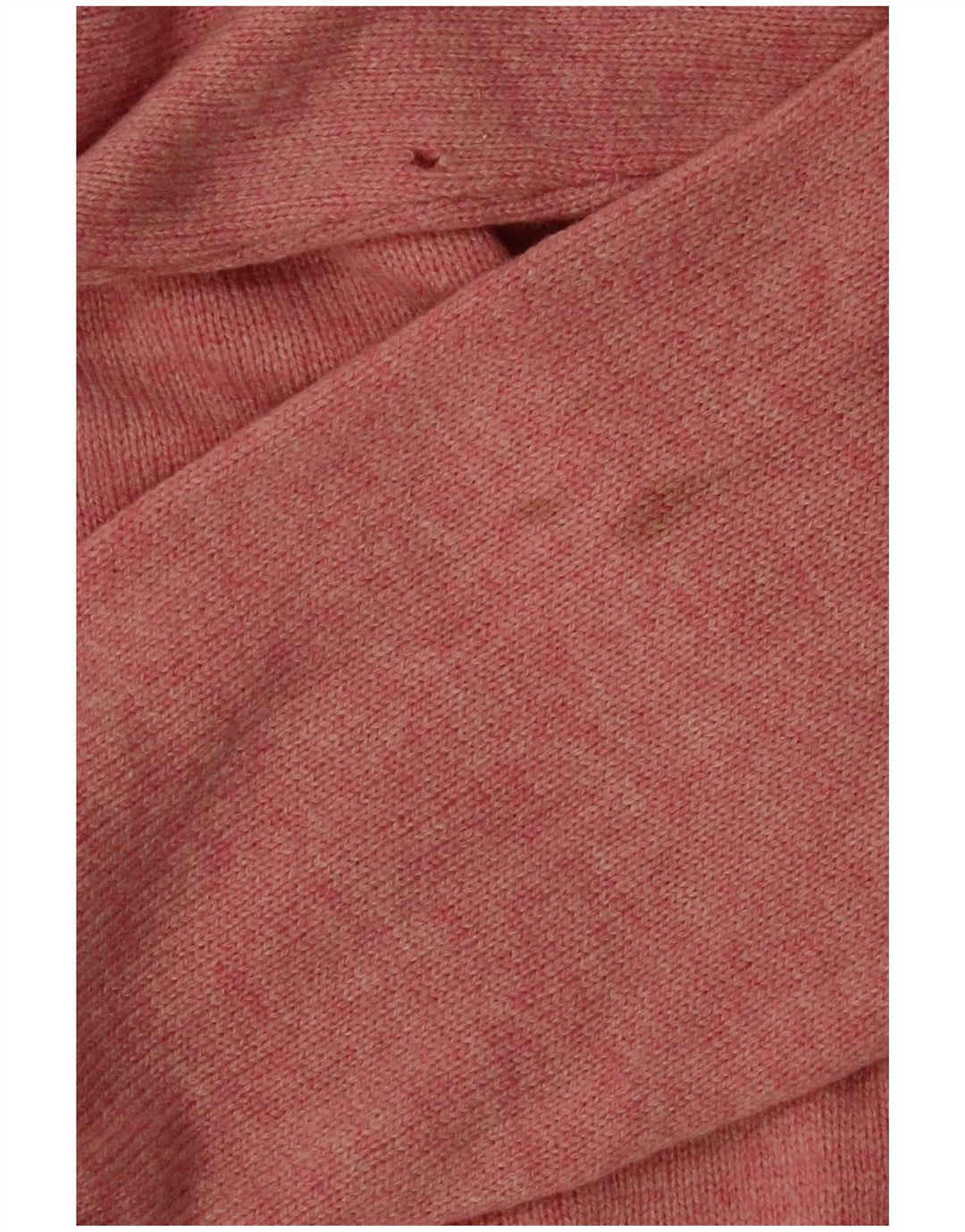 Tommy Hilfiger Mens Boat Neck Jumper Sweater Medium Pink Flecked Lambswool