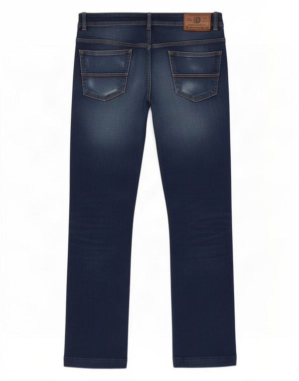 Dack's Mens Crop Regular Fit Straight Jeans IT 52 XL W36 L26 Blue Cotton