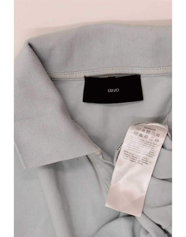 Liu Jo Mens Polo Shirt Small Blue Cotton