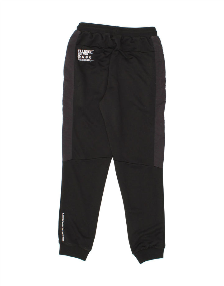 ELLESSE Mens Graphic Tracksuit Trousers Joggers XS  Black Vintage Ellesse and Second-Hand Ellesse from Messina Hembry 