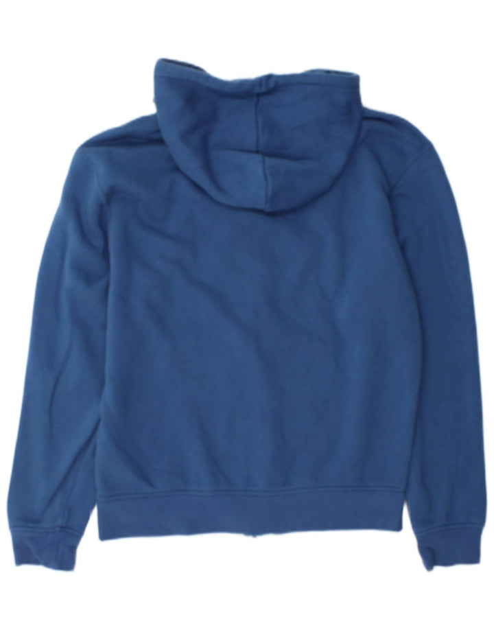 Jordan Mens Zip Hoodie Sweater Small Blue Cotton