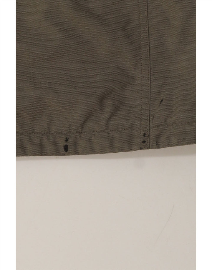 Adidas Womens Hooded Overcoat UK 14 Medium   Grey Polyester