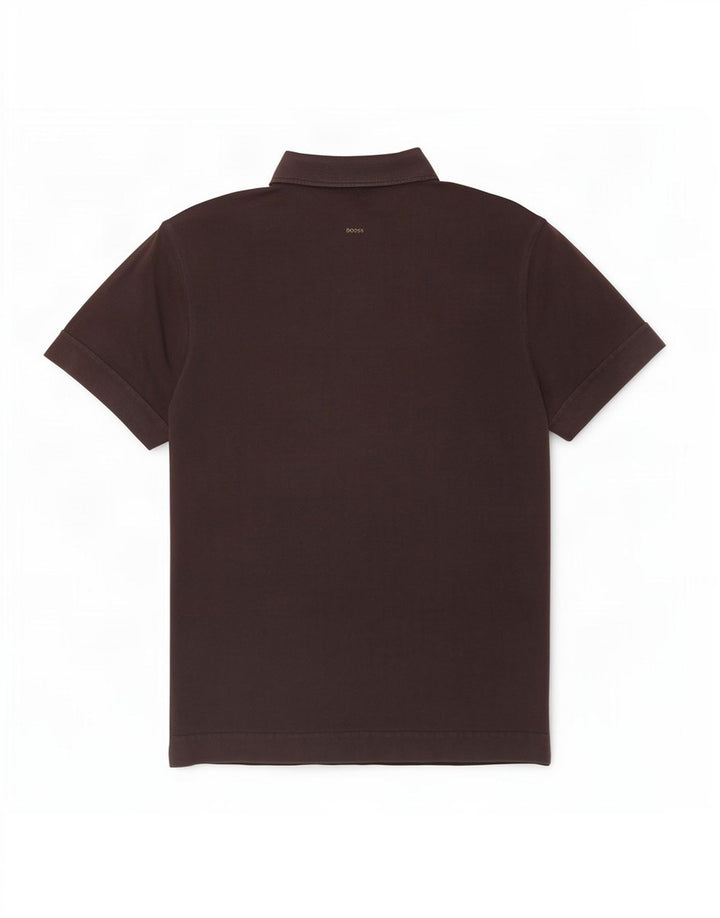 Hugo Boss Mens Polo Shirt Large Black Cotton