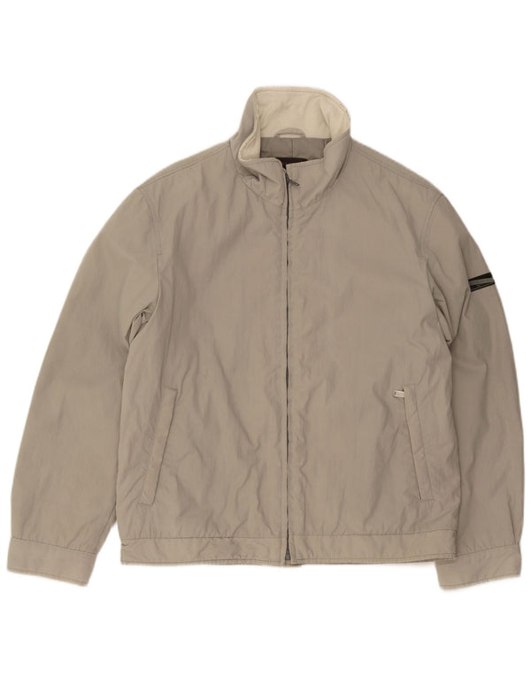 Gas Womens Bomber Jacket UK 14 Medium Grey