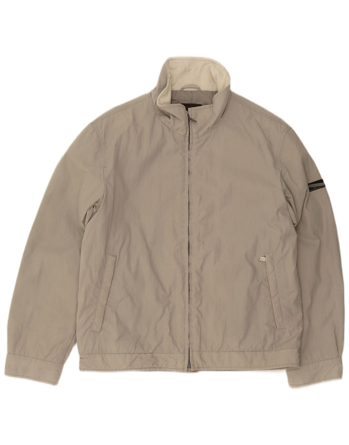 Gas Womens Bomber Jacket UK 14 Medium Grey