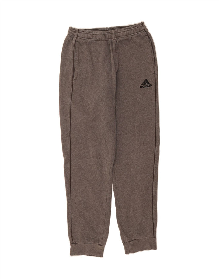 ADIDAS Mens Tracksuit Trousers Joggers Small  Grey Cotton Vintage Adidas and Second-Hand Adidas from Messina Hembry 