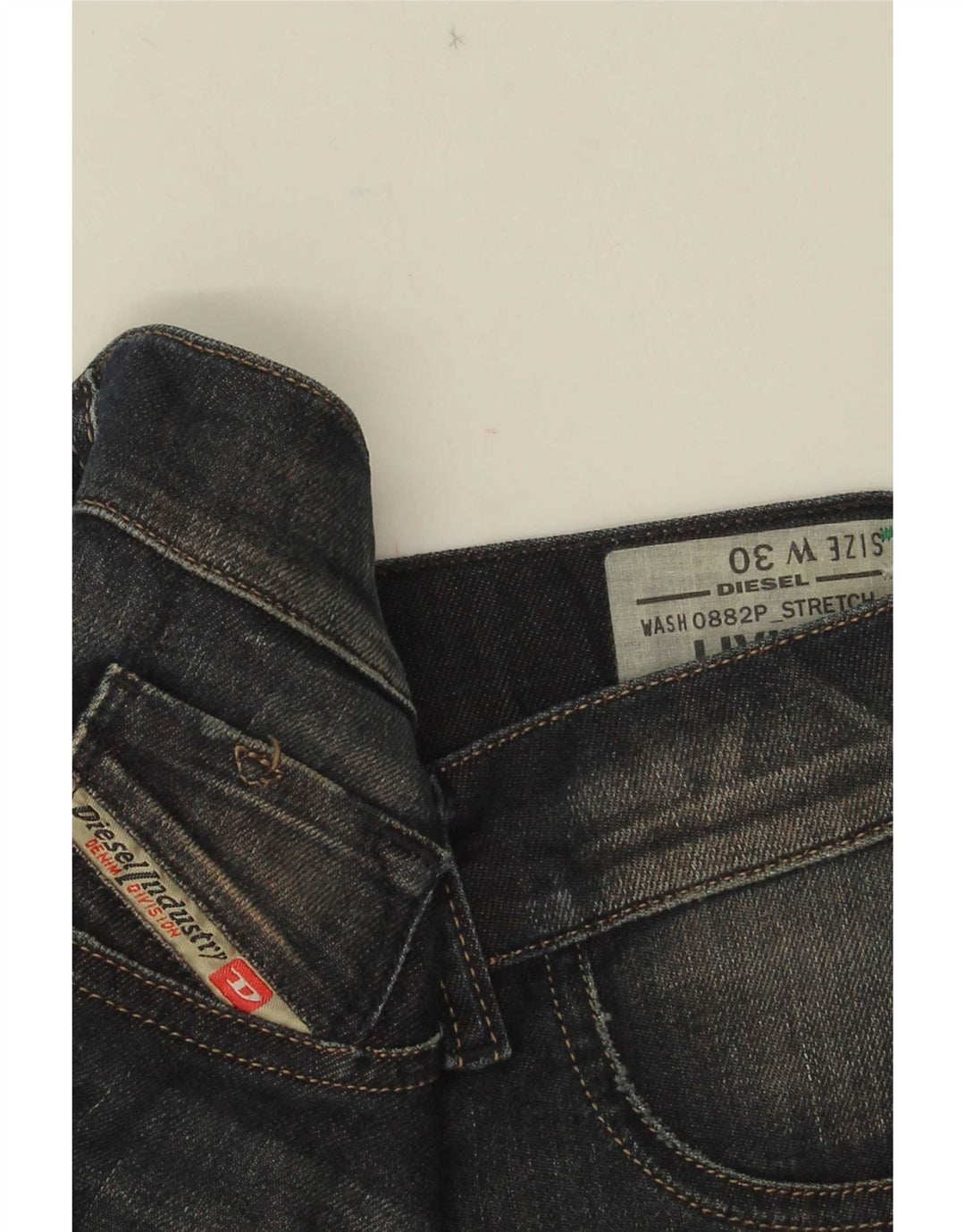 Diesel Womens Slim Jeans W30 L28 Blue Cotton