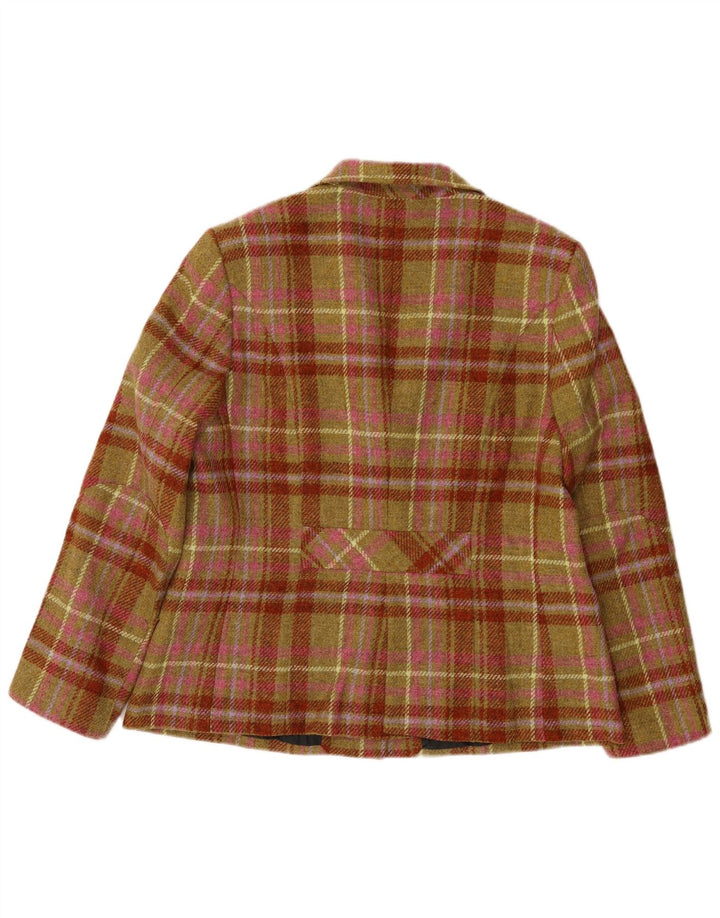 Vintage Womens 3 Button Blazer Jacket IT 50 XL Multicoloured Check