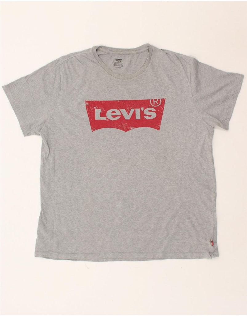 LEVI'S Mens Graphic T-Shirt Top XL Grey | Vintage Levi's | Thrift | Second-Hand Levi's | Used Clothing | Messina Hembry 