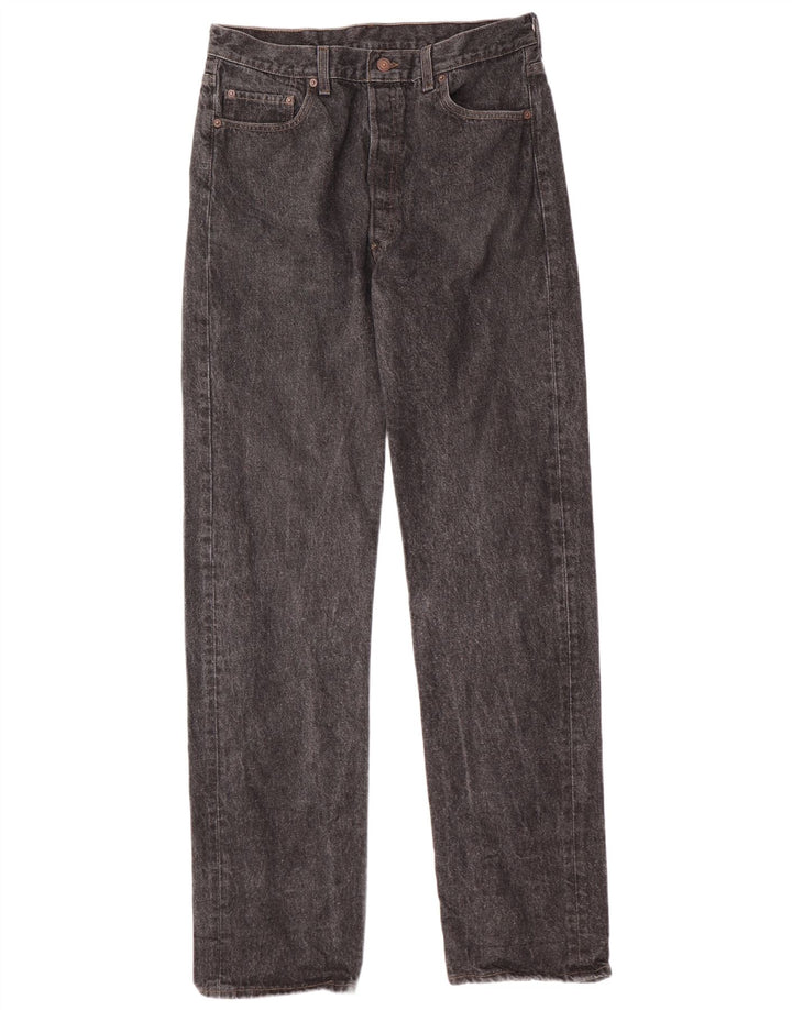 LEVI'S Mens Straight Jeans W36 L36 Grey Cotton