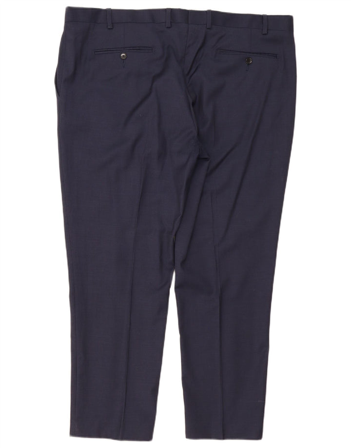 Autograph  Mens Slim Suit Trousers W42 L29 Navy Blue