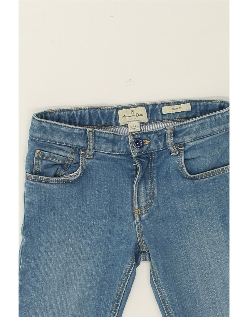 MASSIMO DUTTI Girls Slim Jeans 7-8 Years W24 L23  Blue Cotton | Vintage Massimo Dutti | Thrift | Second-Hand Massimo Dutti | Used Clothing | Messina Hembry 