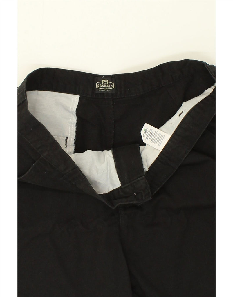 LEE Womens Chino Shorts US 16 2XL W38 Black Cotton | Vintage Lee | Thrift | Second-Hand Lee | Used Clothing | Messina Hembry 