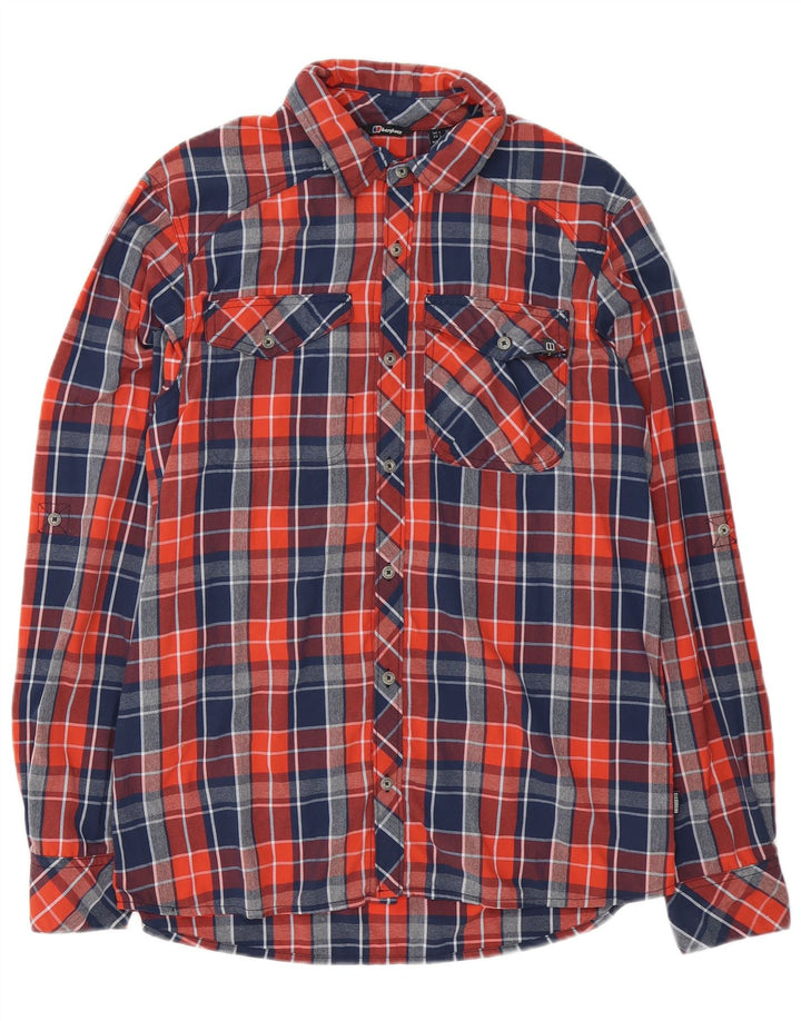 Berghaus Mens Shirt Large Red Check Polyamide