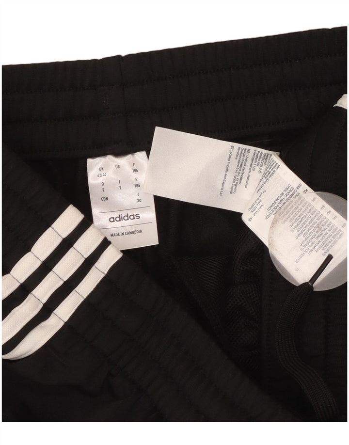 Adidas Mens Tracksuit Trousers Joggers UK 42/44 Large  Black Polyester