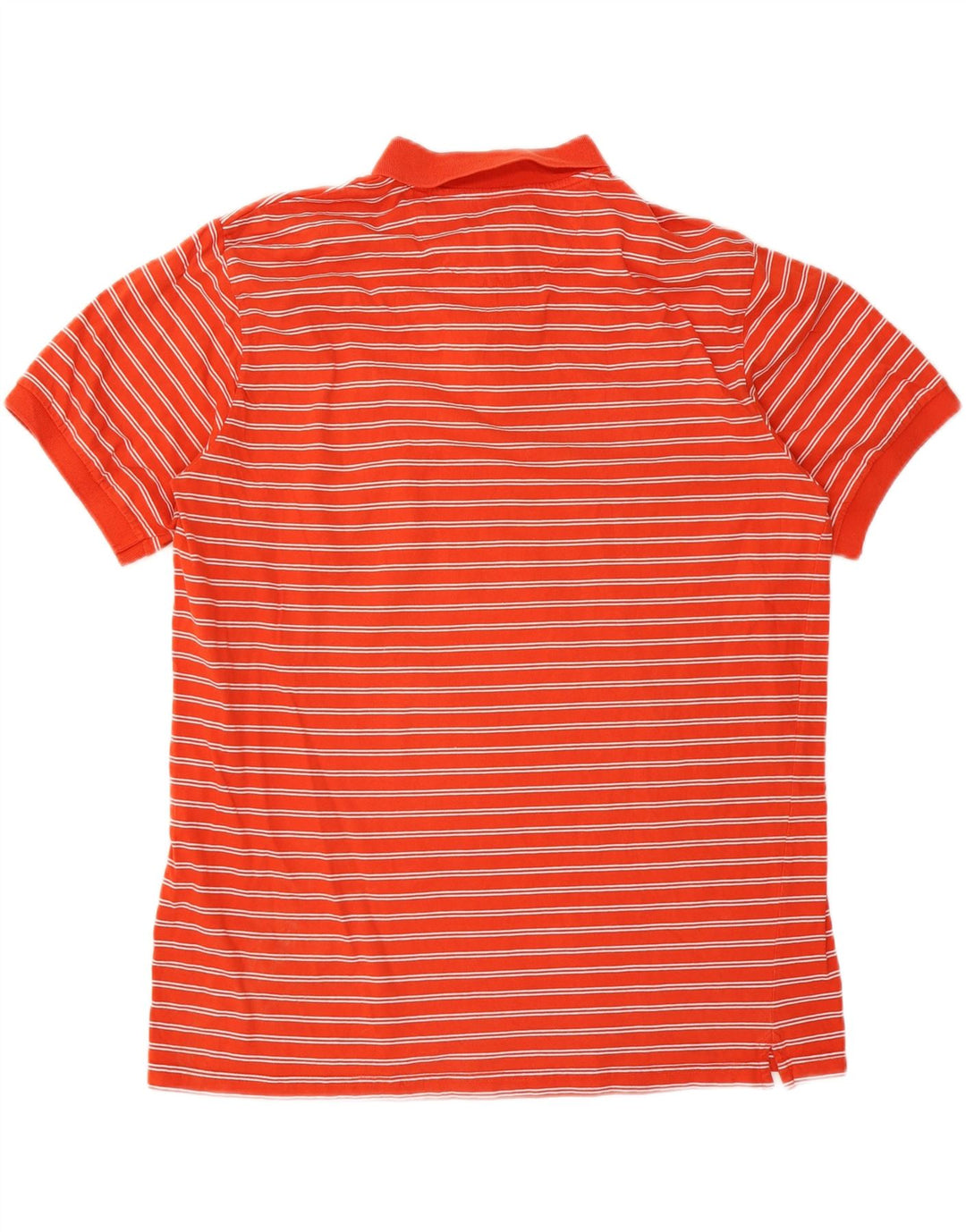 CHAPS Mens Big & Tall Polo Shirt XL Red Striped Cotton Vintage Chaps and Second-Hand Chaps from Messina Hembry 