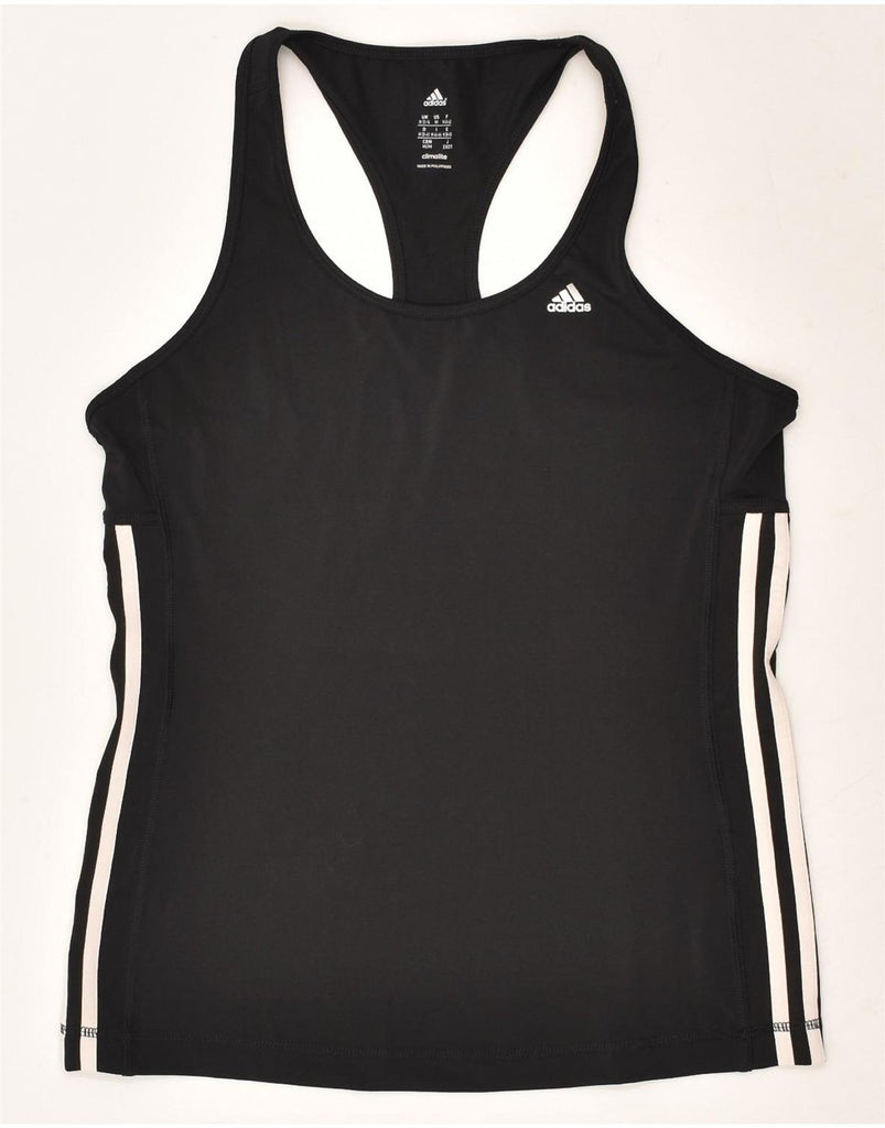 ADIDAS Womens Climalite Vest Top UK 12/14 Medium Black | Vintage Adidas | Thrift | Second-Hand Adidas | Used Clothing | Messina Hembry 