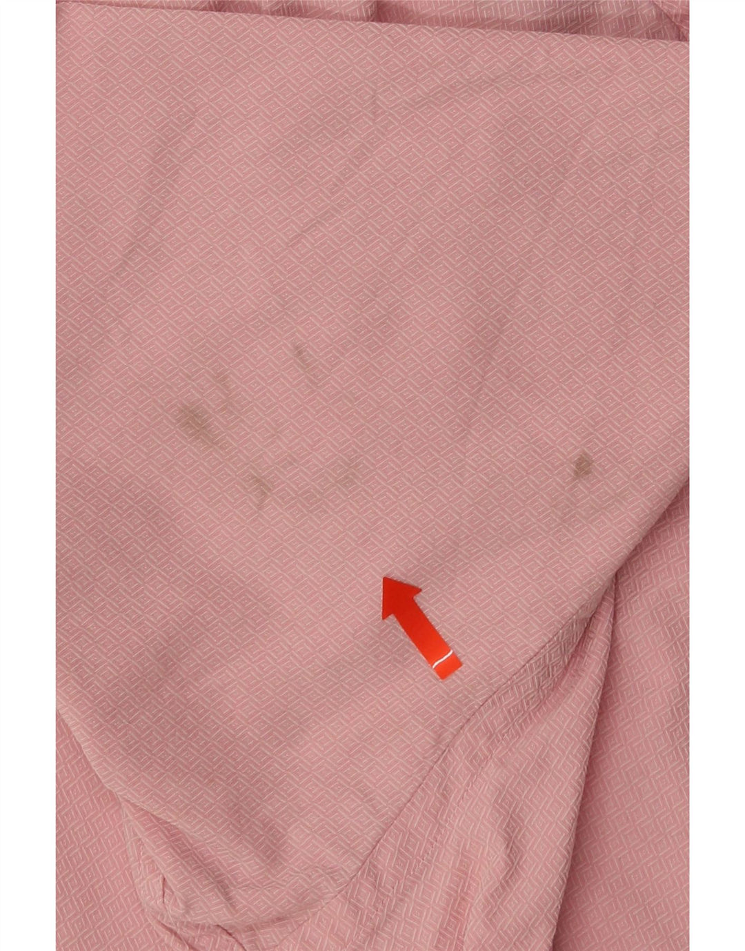 Ted Baker Mens Shirt Size 16 1/2 Large Pink Geometric Cotton