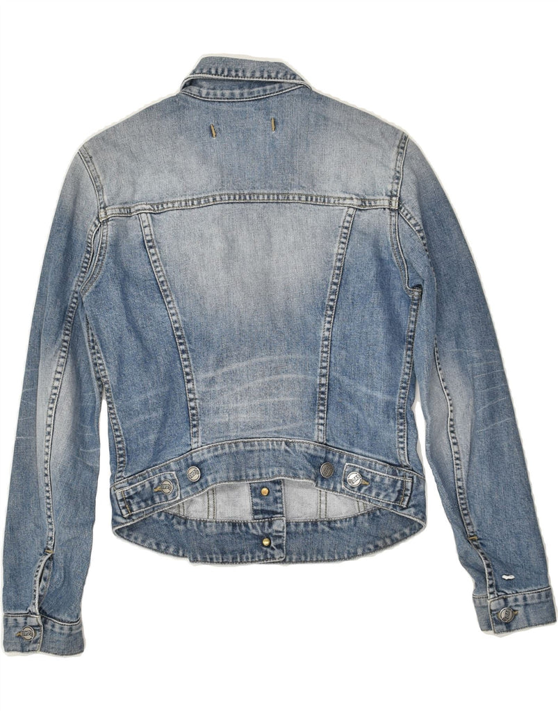 GAS Girls Denim Jacket 11-12 Years Blue Cotton | Vintage Gas | Thrift | Second-Hand Gas | Used Clothing | Messina Hembry 