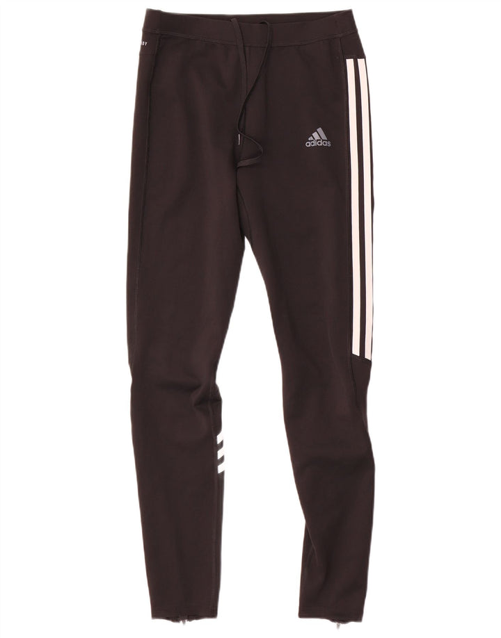 Adidas Womens Aeroready Tracksuit Trousers UK 14 Medium  Black Polyester