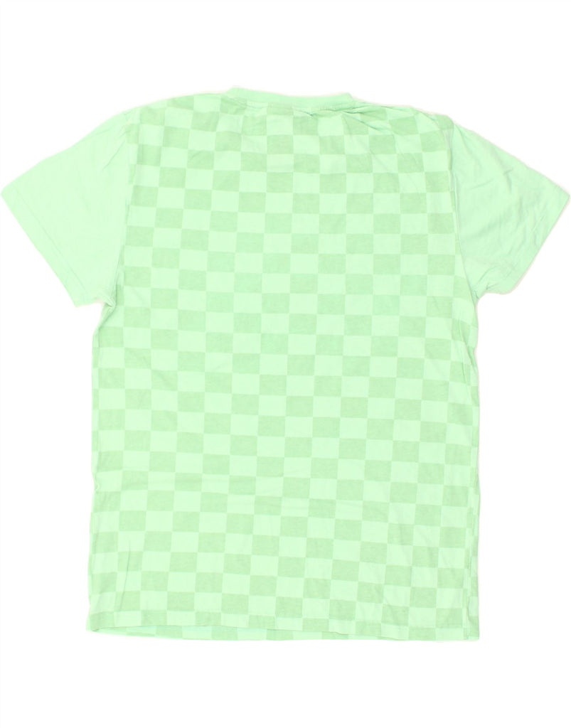 KAPPA Mens T-Shirt Top Small Green Check Cotton | Vintage Kappa | Thrift | Second-Hand Kappa | Used Clothing | Messina Hembry 