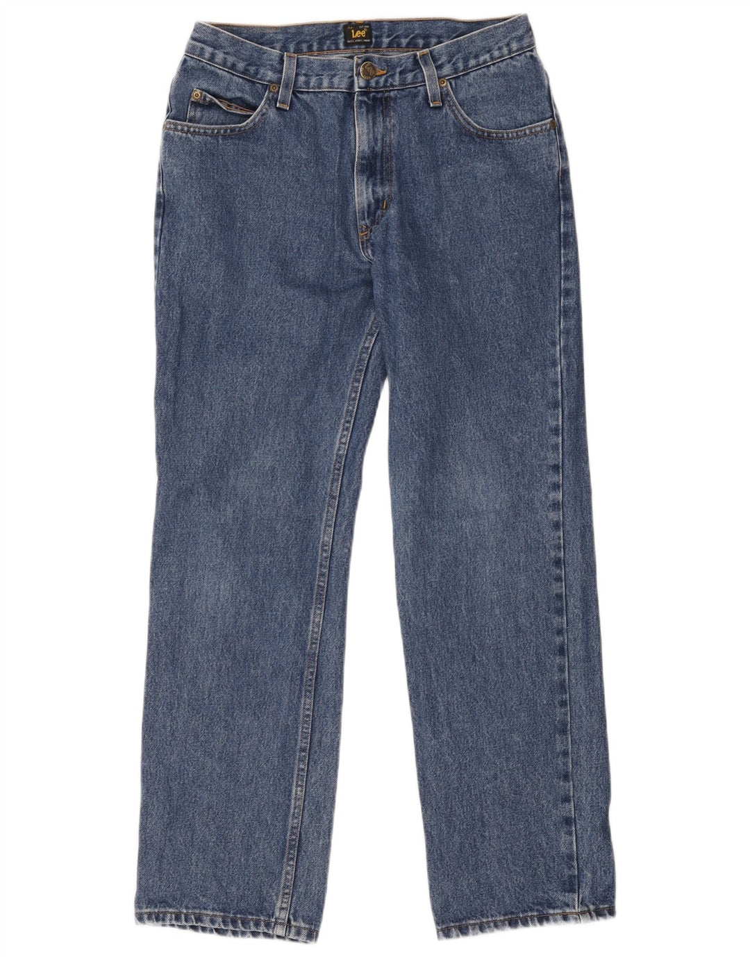 Lee Mens Brooklyn Comfort Straight Jeans W32 L30 Blue Cotton