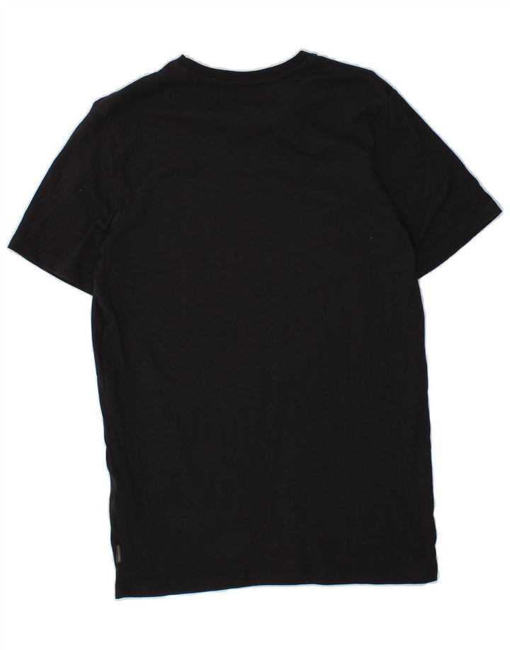 JACK & JONES Mens Graphic T-Shirt Top Medium Black Cotton Vintage Jack & Jones and Second-Hand Jack & Jones from Messina Hembry 