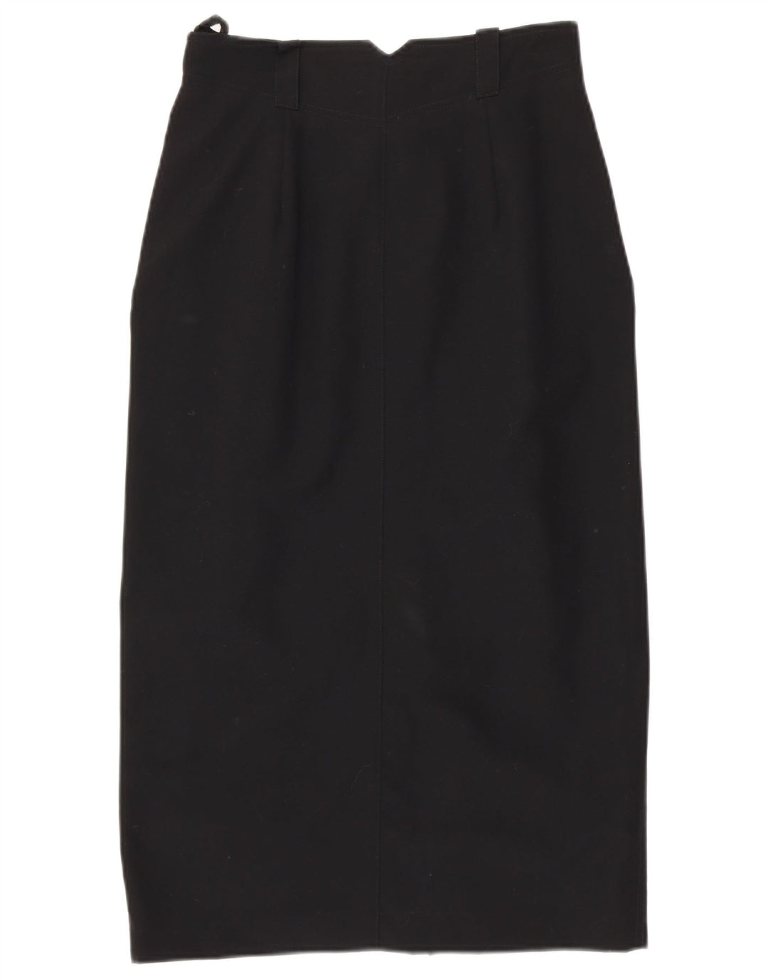 LAUREL Womens Midi Skirt EU 38 Medium W28 Black Wool