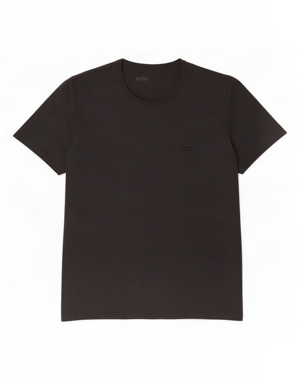 Hugo Boss Mens T-Shirt Top Large Grey Cotton
