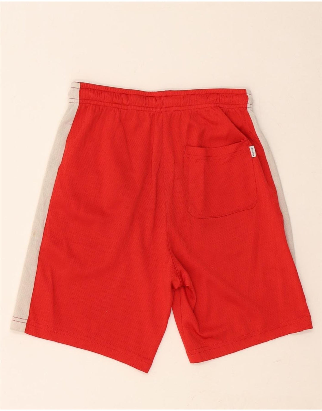 CONVERSE Boys Sport Shorts 13-14 Years Large Red Colourblock Polyester Vintage Converse and Second-Hand Converse from Messina Hembry 