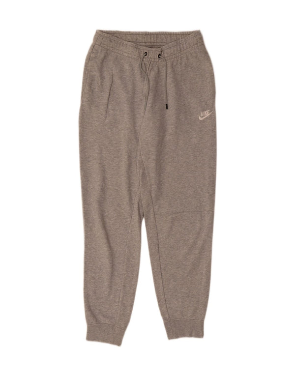 Nike Mens Tracksuit Trousers Joggers Small Grey Cotton