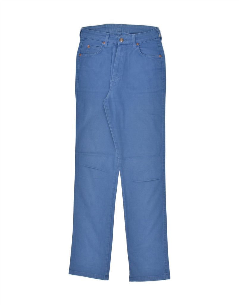 LEE Womens Straight Casual Trousers W29 L31 Blue Cotton Vintage Lee and Second-Hand Lee from Messina Hembry 