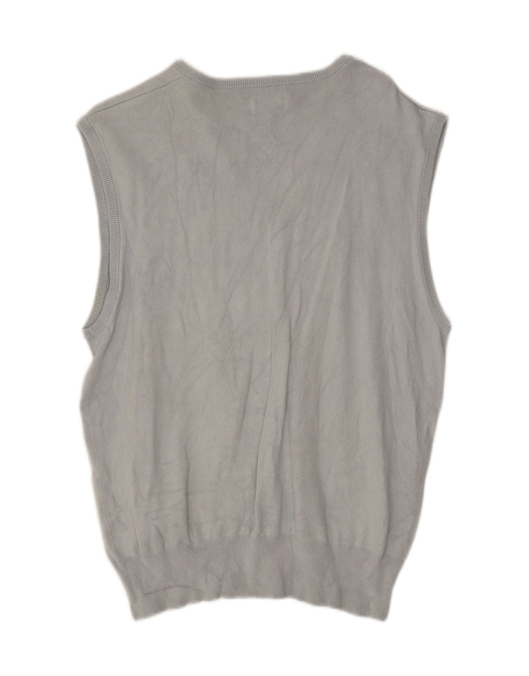Fila Mens Vest Tank Top Medium Blue Silk