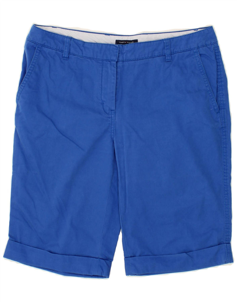 TOMMY HILFIGER Womens Chino Shorts US 8 Medium W30  Blue Cotton Vintage Tommy Hilfiger and Second-Hand Tommy Hilfiger from Messina Hembry 