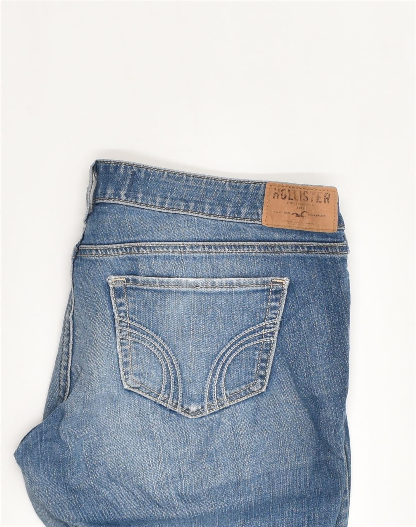 HOLLISTER Womens Skinny Jeans W28 L31 Blue Cotton, Vintage & Second-Hand  Clothing Online