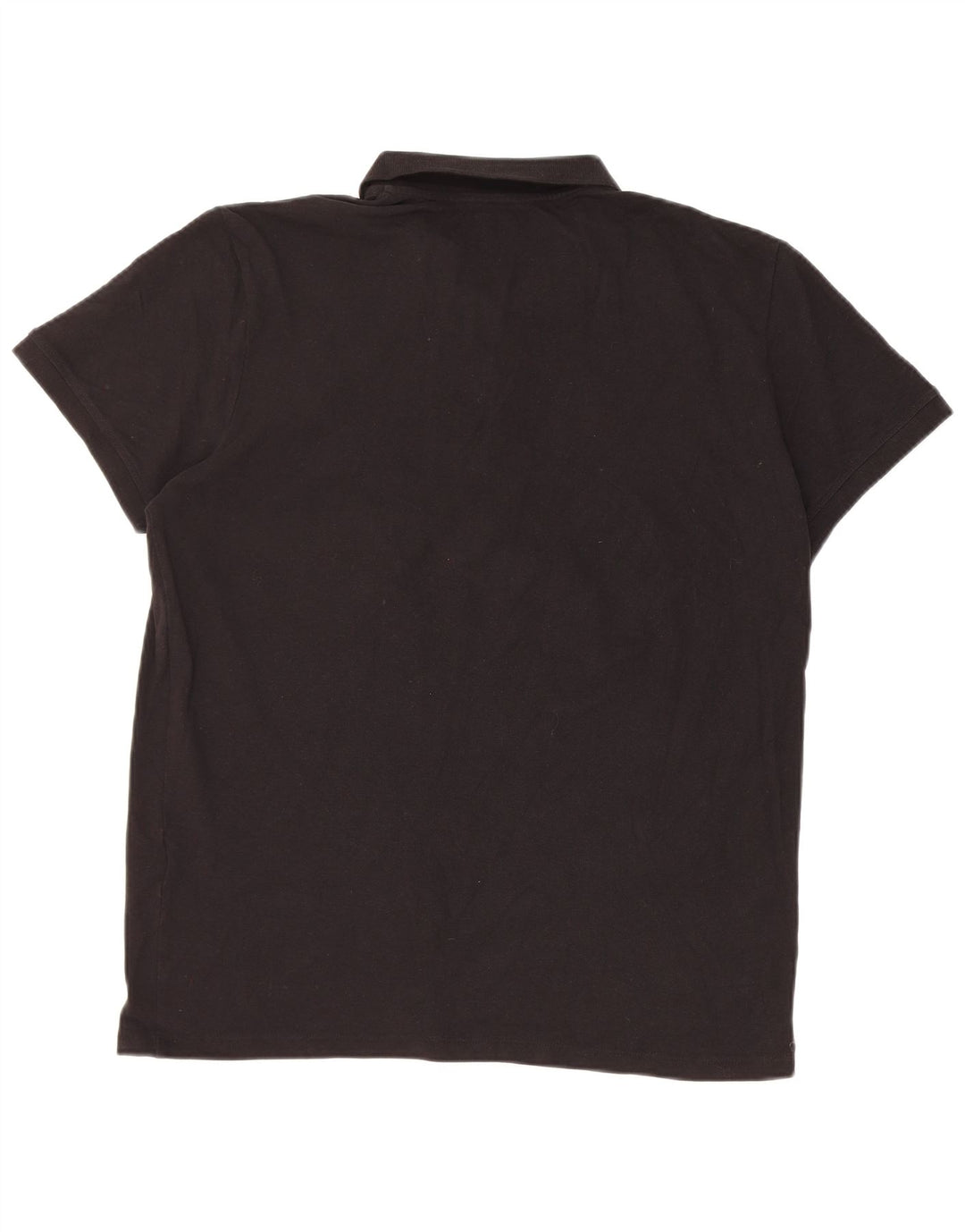 Jack & Jones Mens Polo Shirt XL Black Cotton