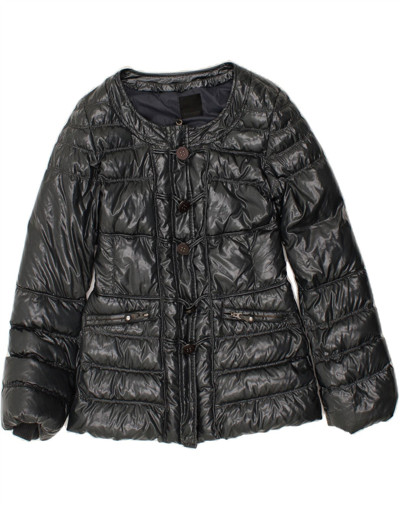 PINKO Womens Padded Jacket UK 10 Small Black Polyamide | Vintage Pinko | Thrift | Second-Hand Pinko | Used Clothing | Messina Hembry 