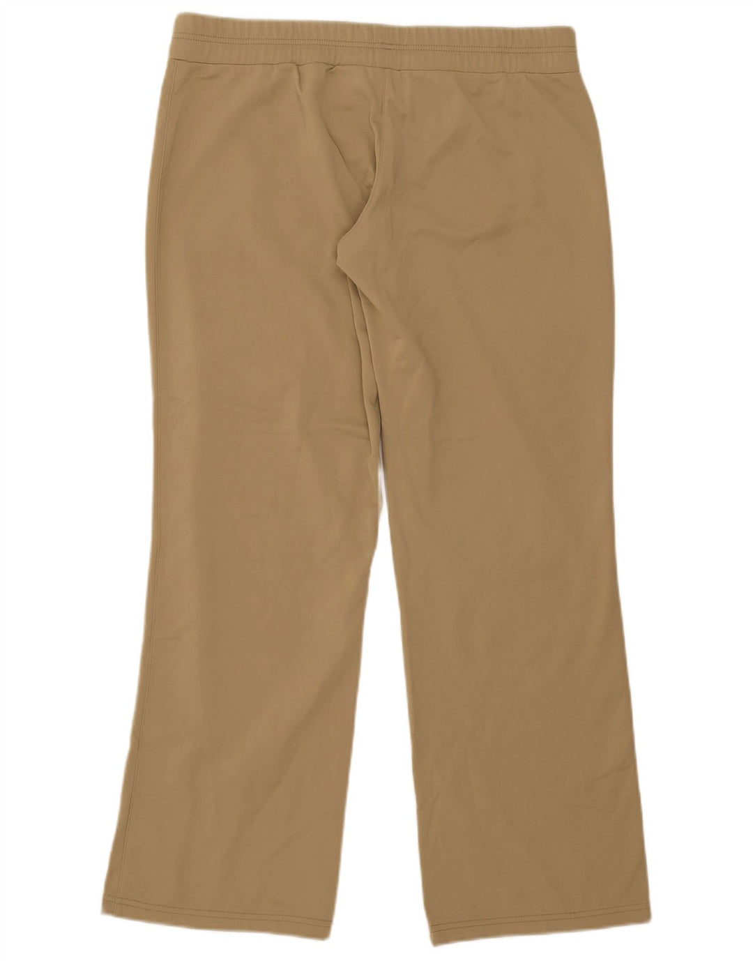 Nike Womens Tracksuit Trousers UK 16/18 Large Beige Polyester