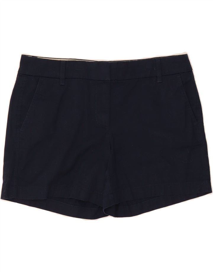 J. CREW Womens Chino Shorts US 10 Large W32  Navy Blue Cotton Vintage J. Crew and Second-Hand J. Crew from Messina Hembry 