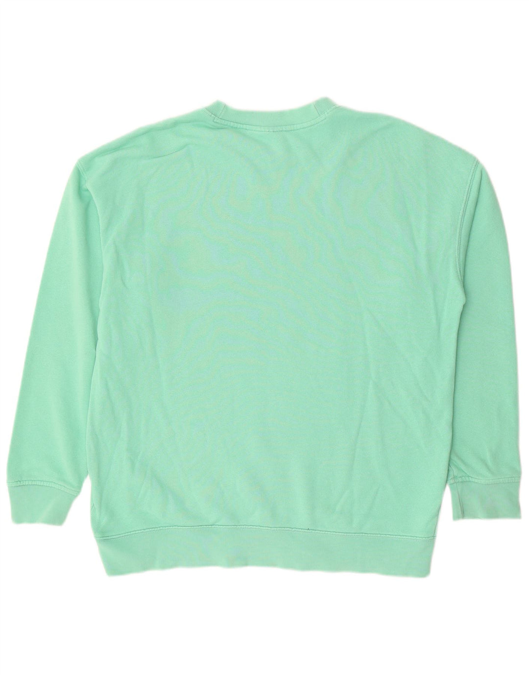 ADIDAS Womens Oversized Graphic Sweatshirt Jumper UK 12 Medium Green