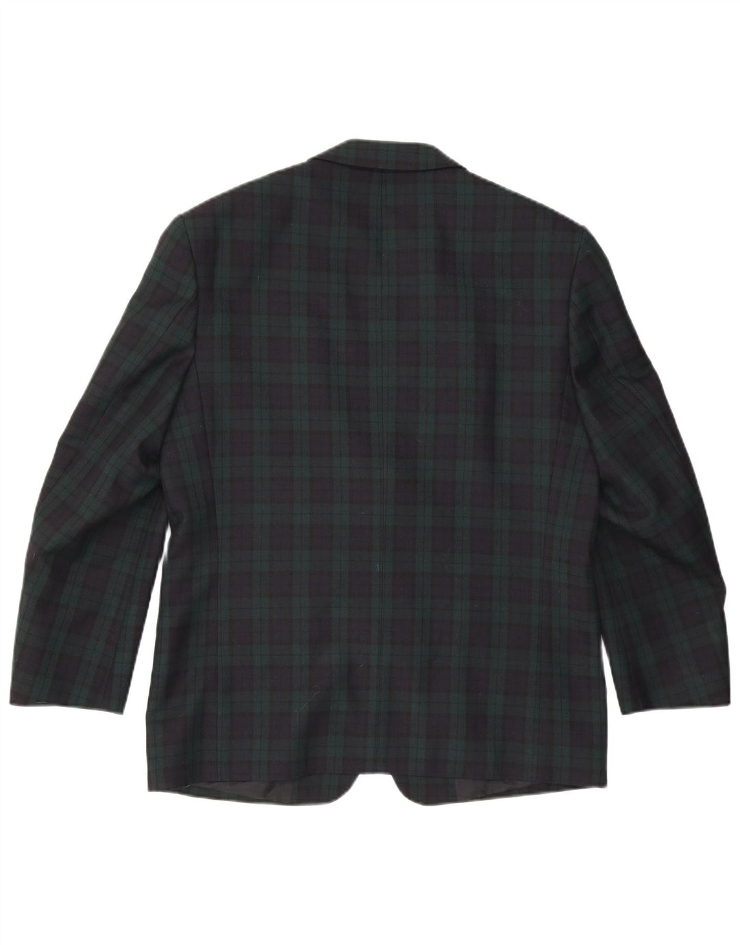 Douglas Mens 2 Button Blazer Jacket IT 50 Large Green Check Polyester