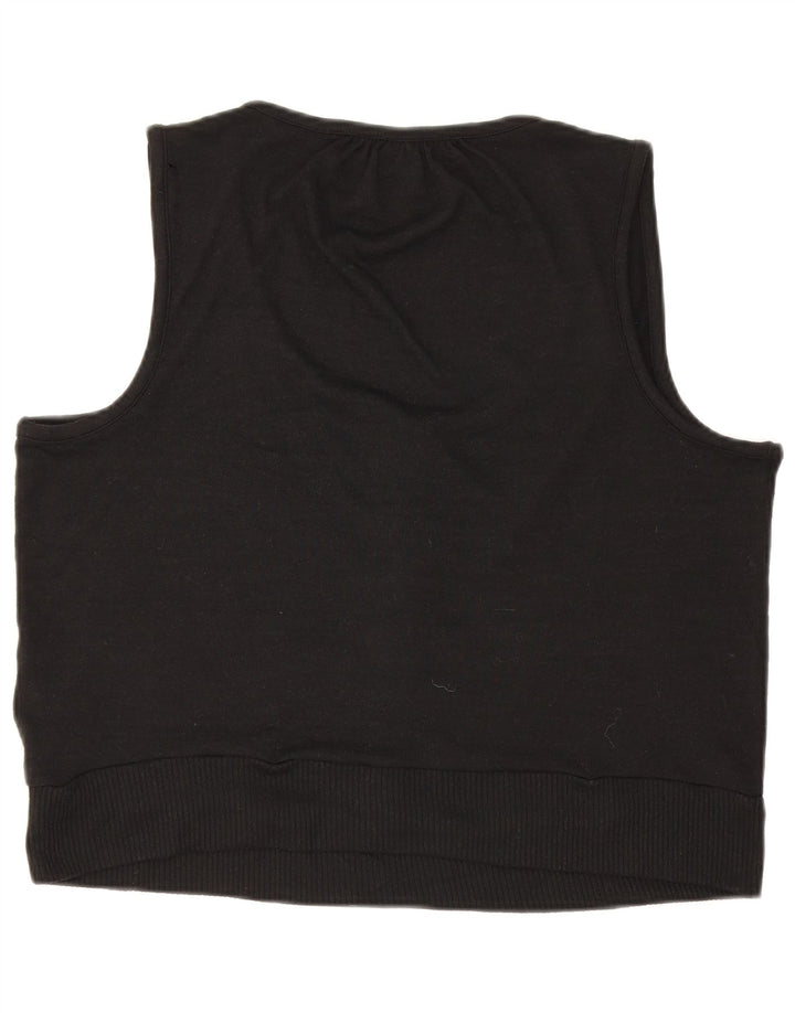 Gap Womens Sleeveless Blouse Top UK 18 XL Black Polyester