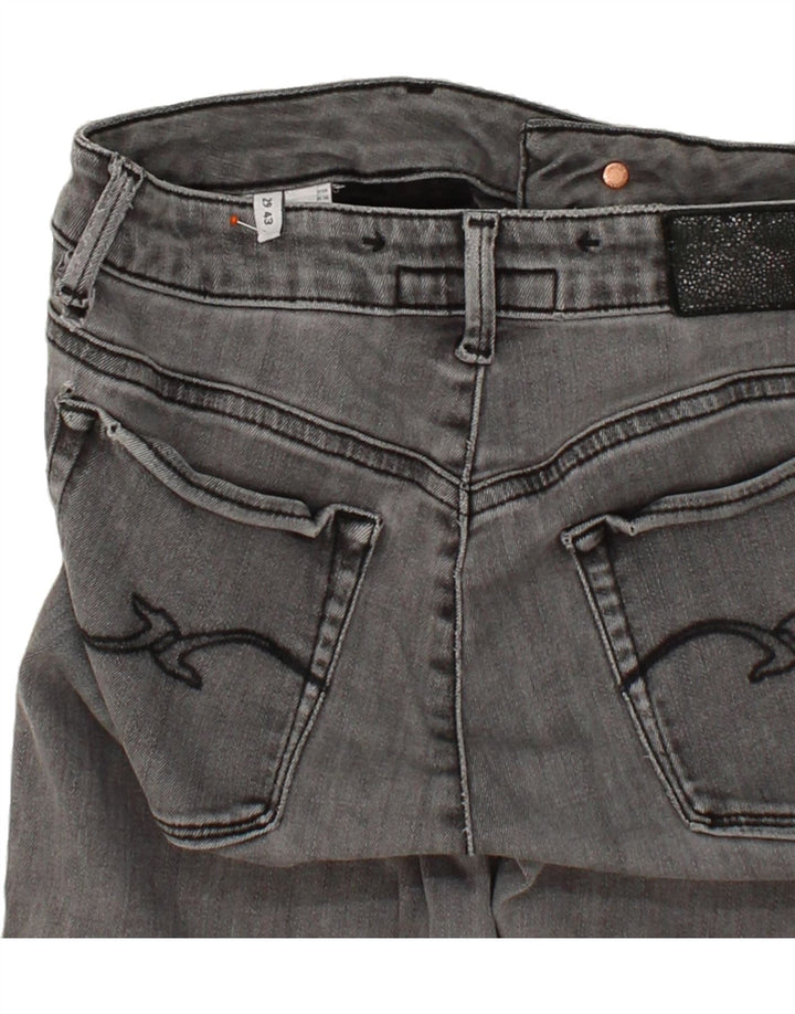TRUSSARDI Womens Skinny Jeans W29 L30 Grey Cotton Vintage Trussardi and Second-Hand Trussardi from Messina Hembry 